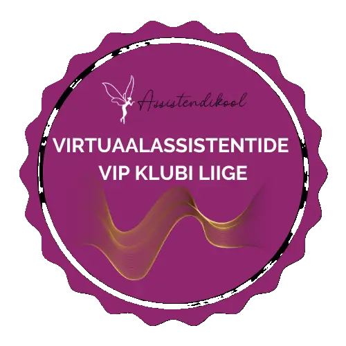 Virtuaalassistentide VIP klubi märk